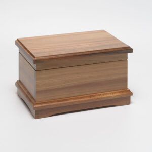 Black Wood or Yellow Wood Jewellery Box – Three Compartment