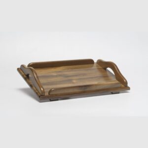 Small Wood-crafted Serving Cocktail Tray